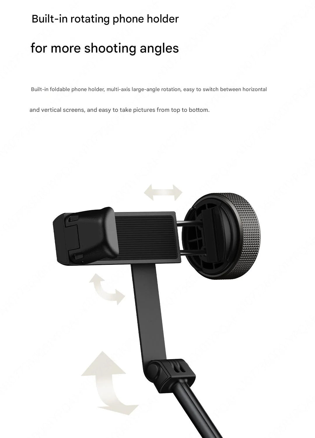 2024 Original New Xiaomi Mijia Zoom Ground Selfie Stick Bluetooth Remote Control Portable Multi-Functional Tripod