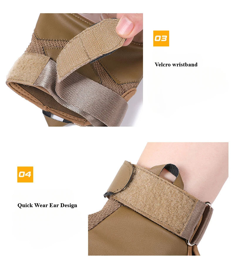 Tactical Gloves for Men's Outdoor Cycling Motorcycle Sports,anti Slip Windproof Wear-resistant Combat Protection Hunting Gloves