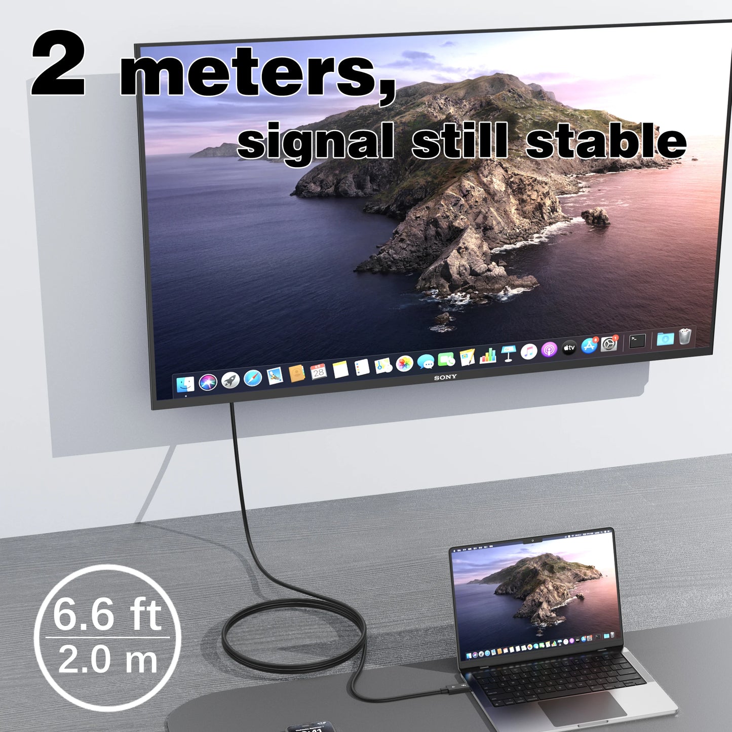 UGOURD 0.2m- 2m Thunderbolt 4 coaxial cable USB4 type c to type c 40Gbps PD 100W Fast charging Cable for egpu iPhone MacBook Air