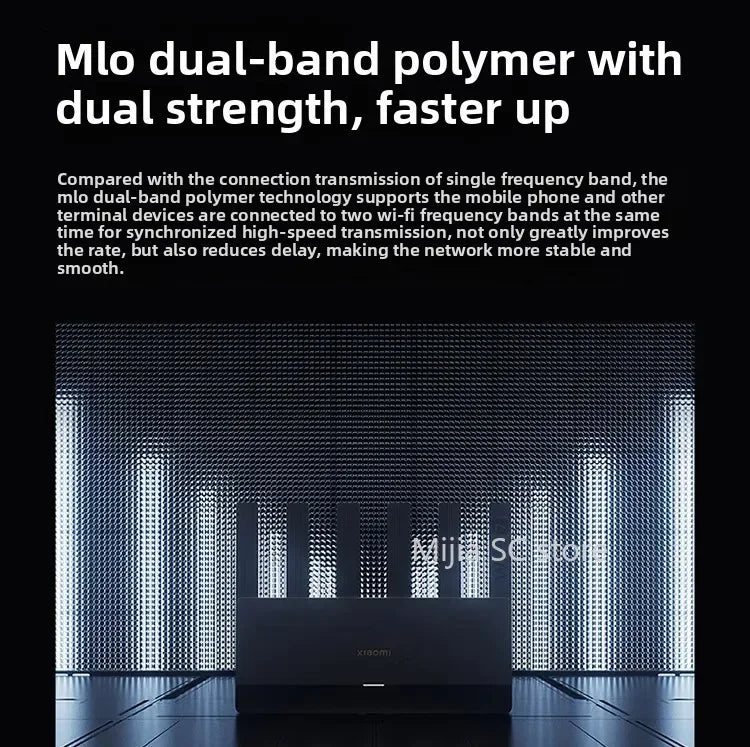 Xiaomi Mijia Router BE6500 WiFi 7 6500M Full 2.5G Network Port 4-core Qualcomm Processor loT Smart Linkage Network Security Home