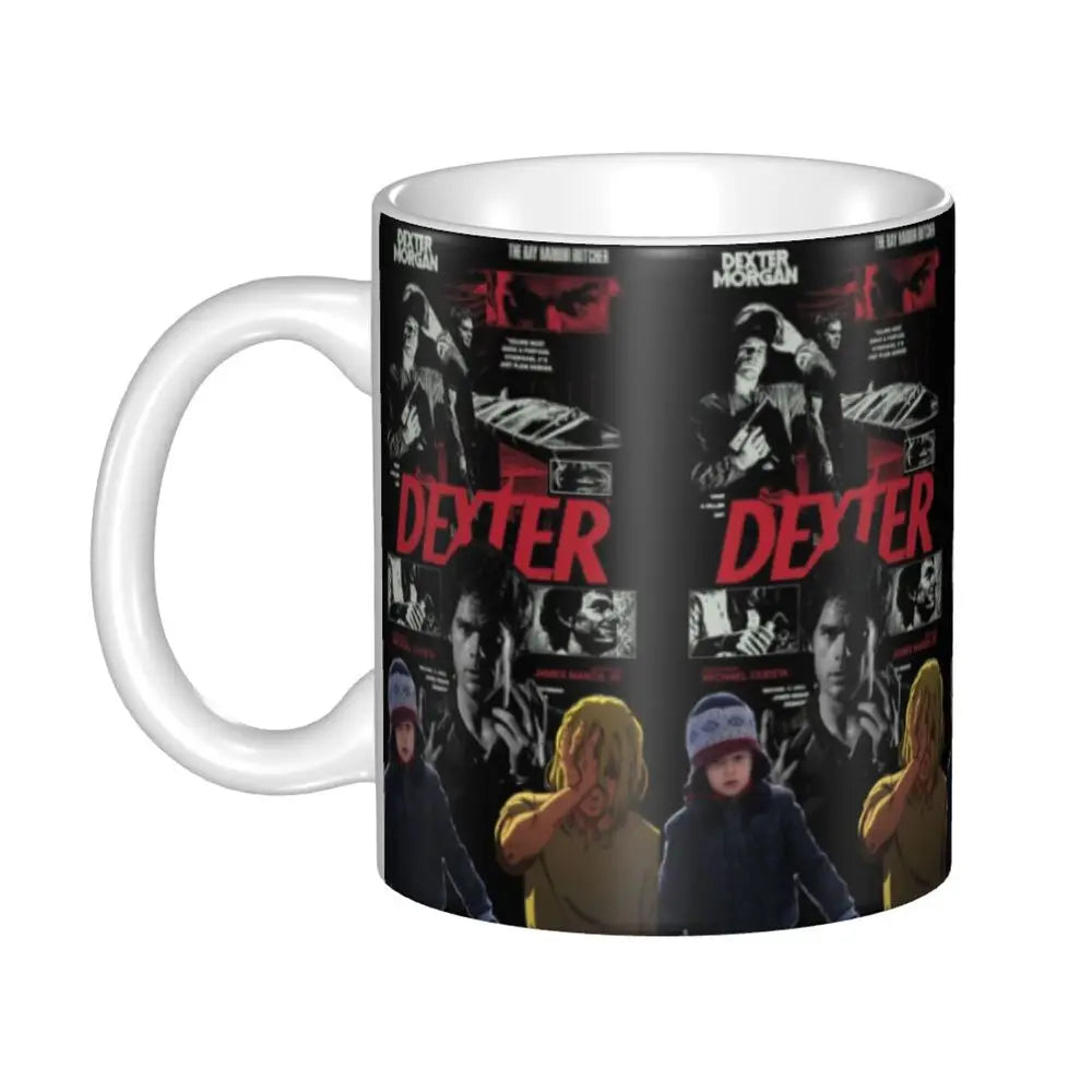 Customized Dexter Morgan Mugs DIY Movie Ceramic Milk Tea Coffee Cup