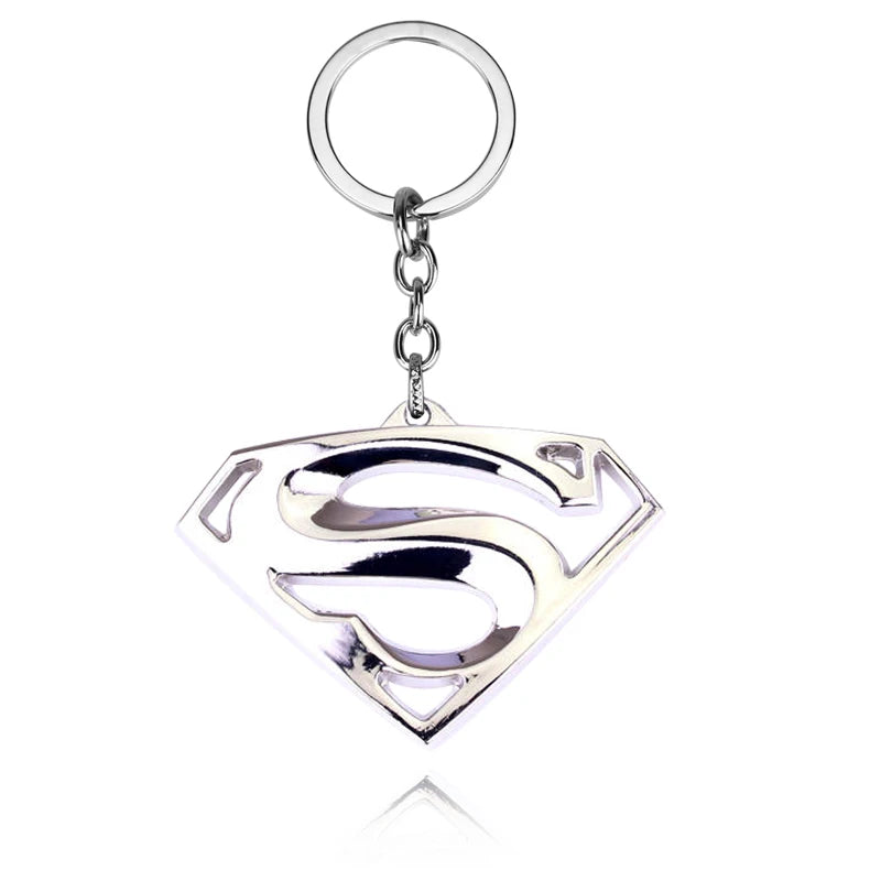 Marvel Superman keychain Cartoon Comics Avengers League Super Hero Backpack Pendant Children's Toys