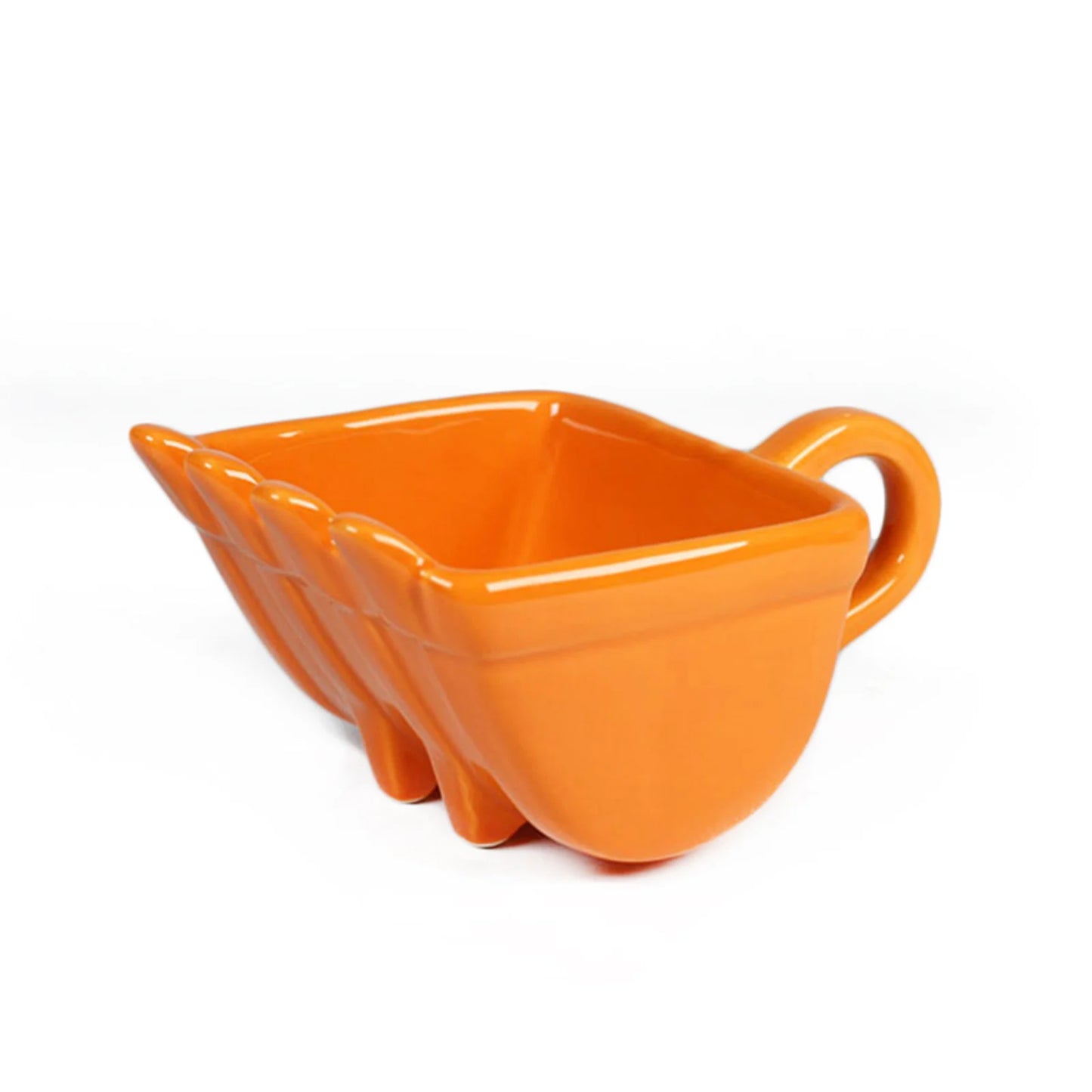 Excavator Coffee Mugs Bucket Model Novelty Mug for Dessert Ceramic Mug with Shovel Spoon