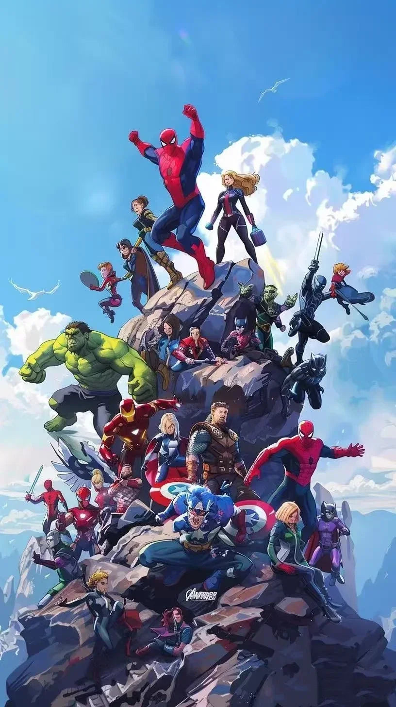 Men's Grey Hoodie You Are My Hero Features An Iron Man Action Pose Design and A Superhero Pattern Pullover