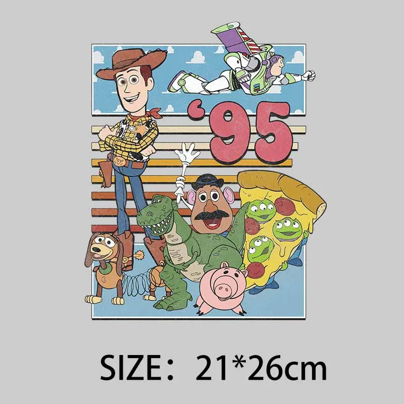 "You've got a Friend in me" TOY Story heat transfer sticker for clothes Wash - resistant Decals  DIY Decoration