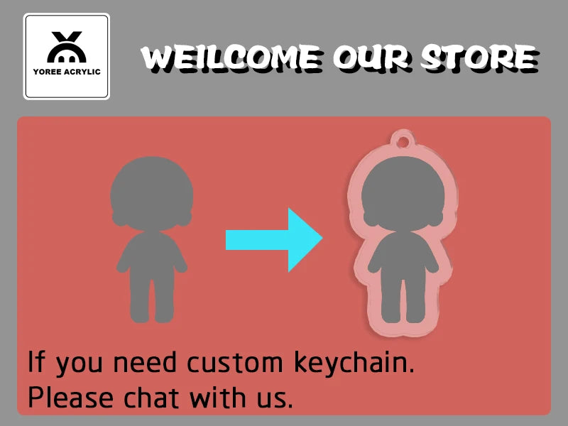 Anime Fans GiftsGIRLS und PANZER The Movie Anchovy Q Version HD Character PVC Acrylic  Keychain Collection Series About 6cm