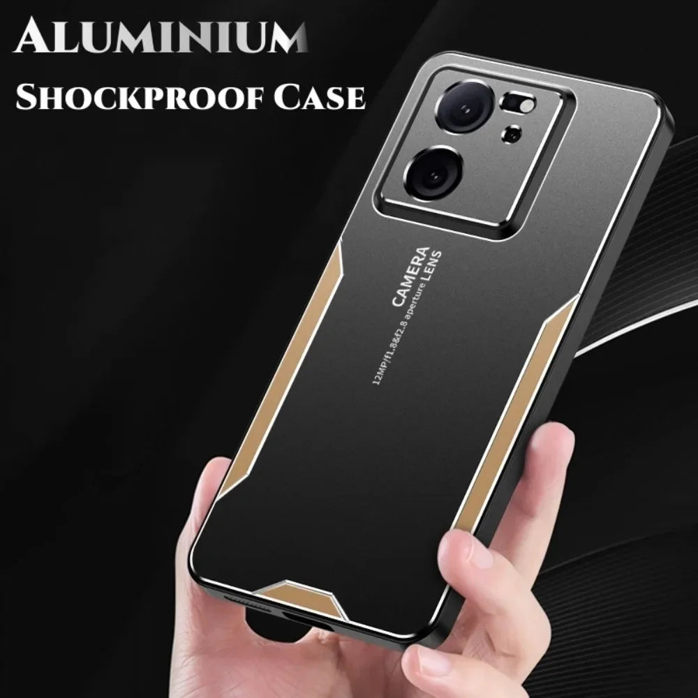 ShockProof Alloy Metal Case For Xiaomi 15T 13T 14T 12T 11T 12X 15 14 13 12 Mi 11i 10T Pro Ultra Silicone Back Cover Shell Cases