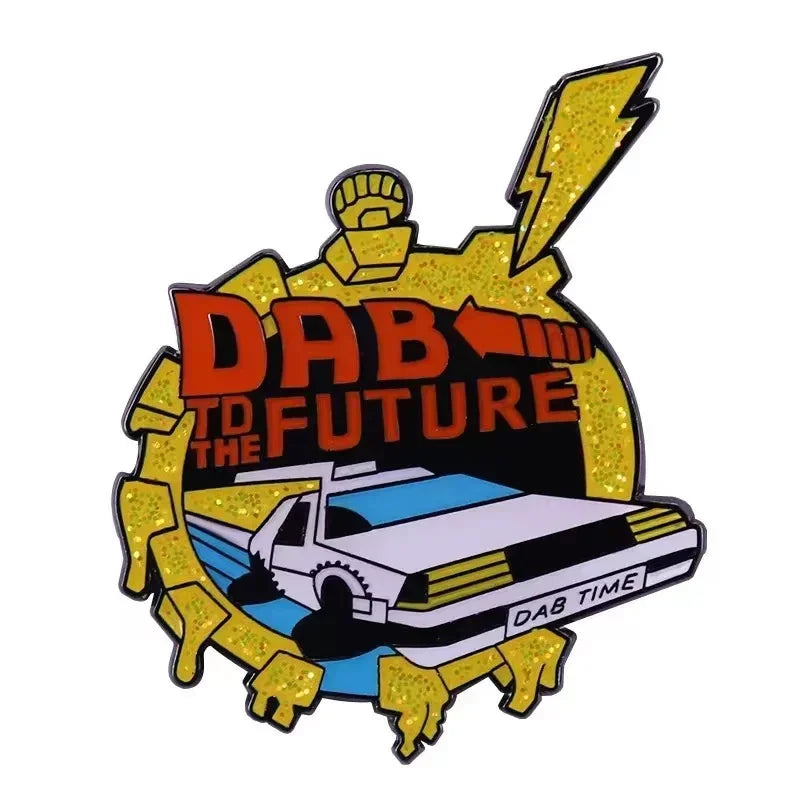 Movie Back To The Future Enamel Pins Interesting Metal Lapel Badge Denim Jacket Backpack Pin Men Women Fashion Jewelry Gifts