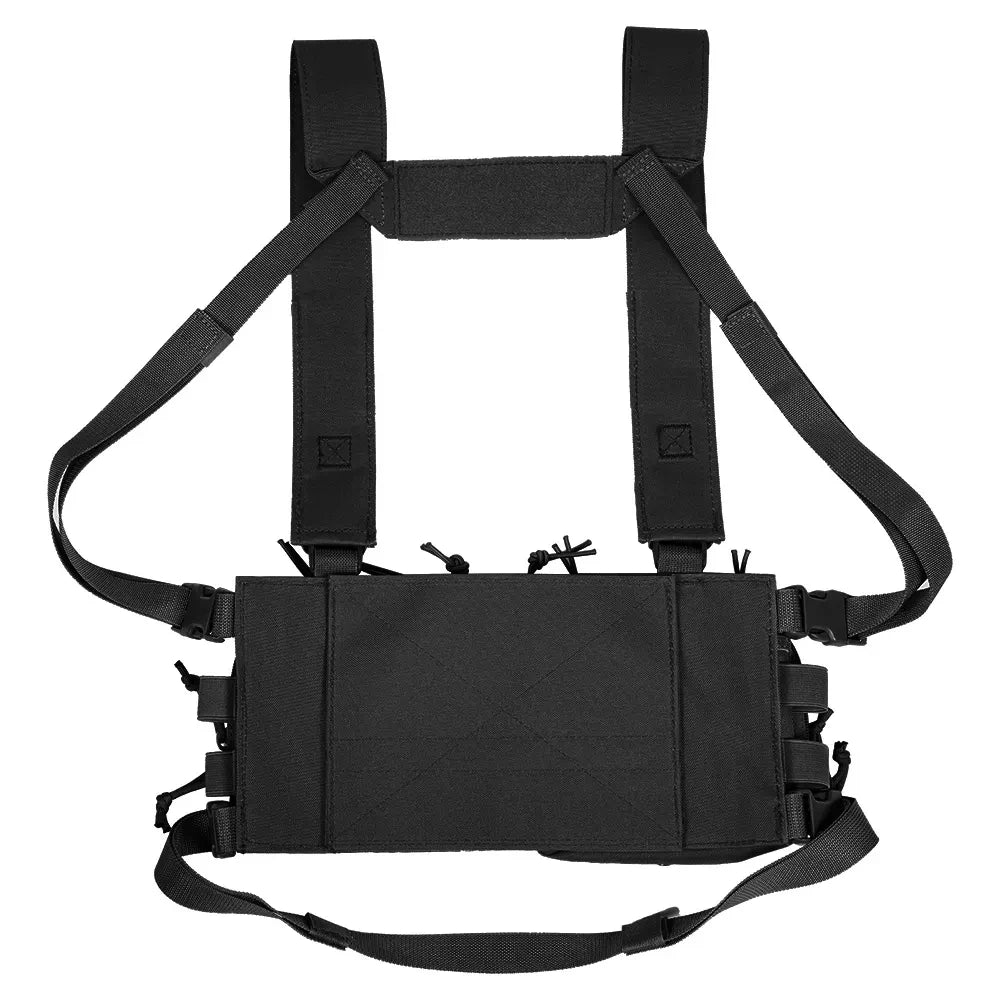 Tactical Vest CS Match Wargame Military Gear Pack Outdoor Camping Nylon Chest Rig Vest Fit Airsoft Hunting Apparel Accessories