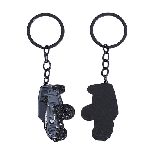 1/2pcs，Keychain with Car Styling, Combining Off-Road Style and Metallic Texture