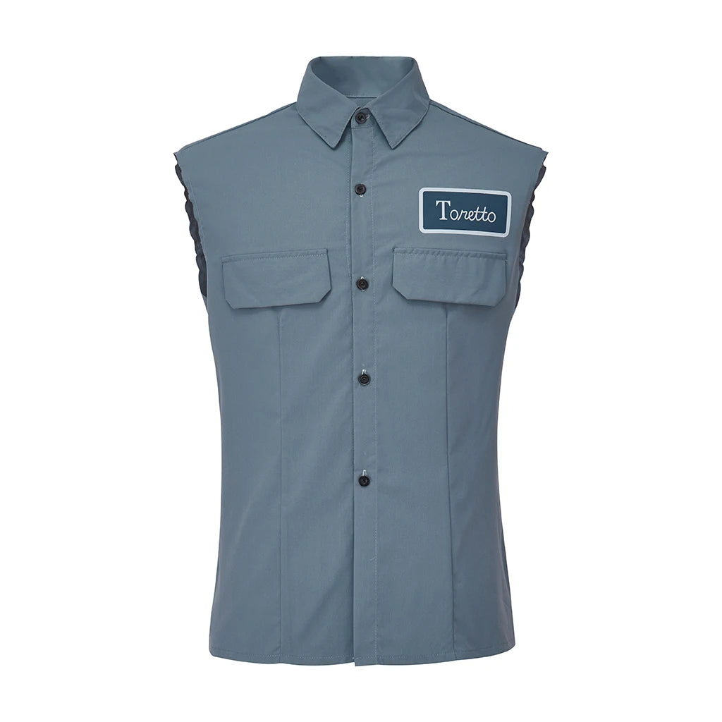 Dominic Toretto Cosplay Sleeveless T-shirt Men Fantasia Movie Costume Halloween Carnival Party Vest Coat Uniform Shirt