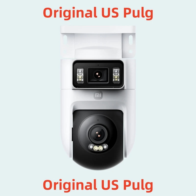 Xiaomi Outdoor Camera 4 Dual Lens 5MP 3K HD Dual View Monitoring Panoramic Closeup Tracking IP66 Weatherproof AntiTheft