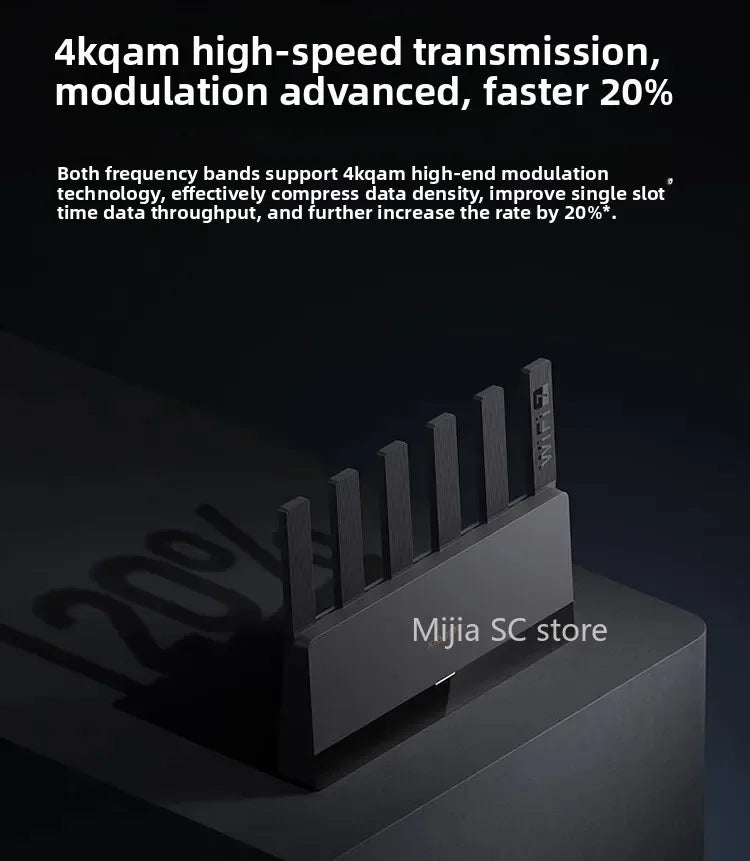 Xiaomi Mijia Router BE6500 WiFi 7 6500M Full 2.5G Network Port 4-core Qualcomm Processor loT Smart Linkage Network Security Home