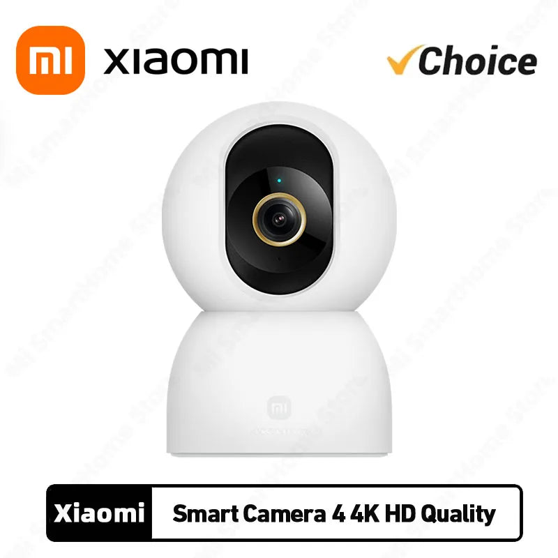Xiaomi Smart Camera 4 Dual-band Wi-Fi 6 8MP 4K HDR AI Tracking Night Vision Two-Way Audio Home Security Baby Monitor Pet Camera