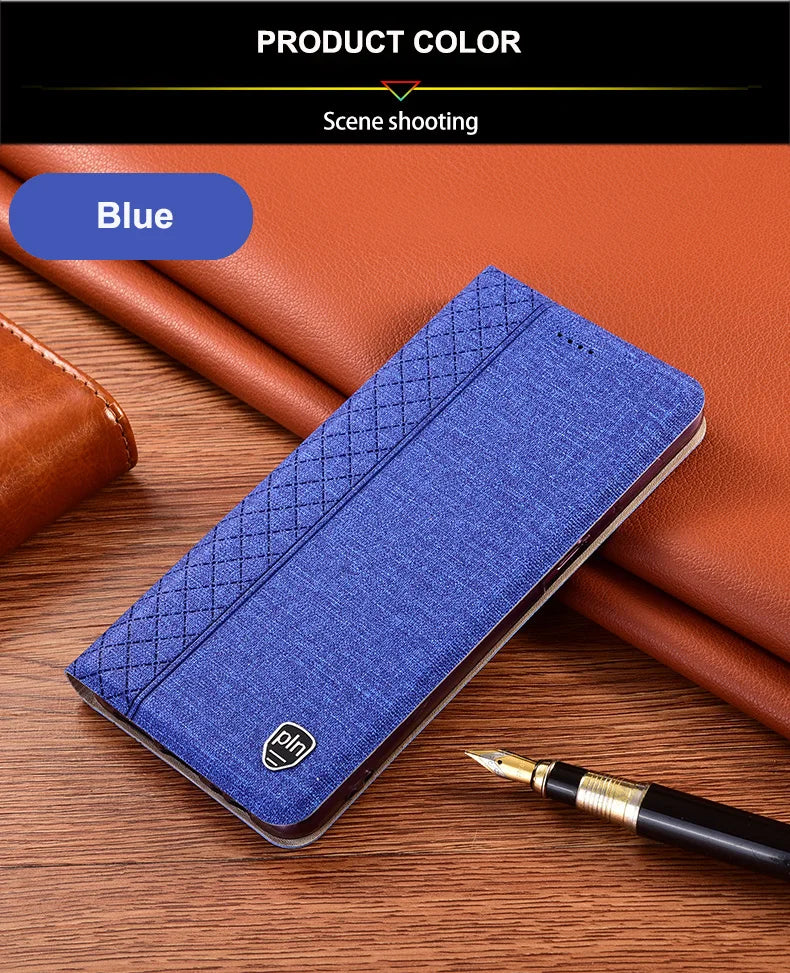 Luxury Cloth Leather Magnetic Flip Phone Case For XiaoMi Mi Mix 2 2s 3 4 Mi Max 2 3 4 Pro With Kickstand Cover