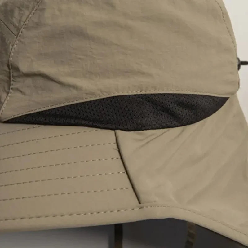 Hot sale! Unisex autumn fisherman's hat Waterproof & Quick-drying W/neck-protecting anti-UV for Fishing Hiking Camping Outdoor