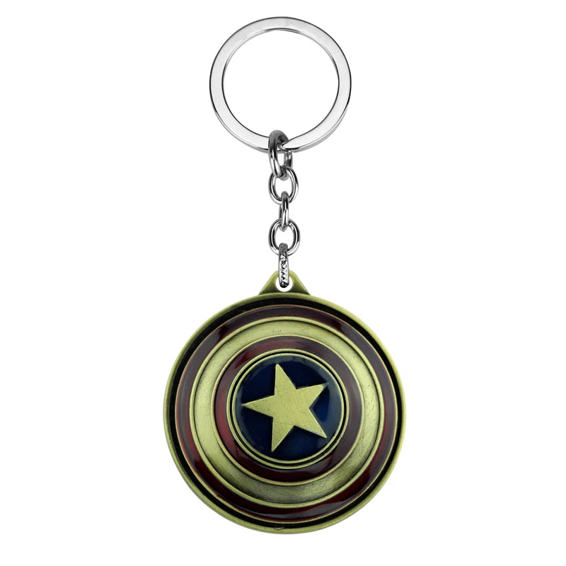 Marvel Superhero Metal Keychain for Bag, Avengers Pendant, Thor Hammer, Deadpool, Spiderman, Iron Man, Captain America Keyrings