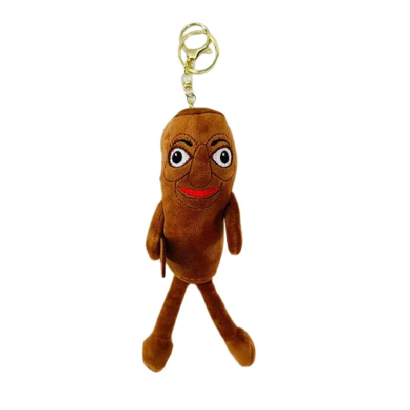 Tungtung Sahur Brainrot Figurine Keychains Shark Tralalero Tralala Plush Keychain Ballerina Cappuccino Brr Patapim Keyrings Deco