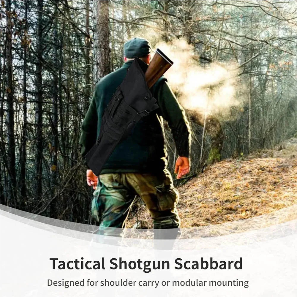 Scabbard Shotgun Bag Shoulder Bag Tactical Backpack Rifle Storage Bag Molle Gun Holster Outdoor Camping Hunting