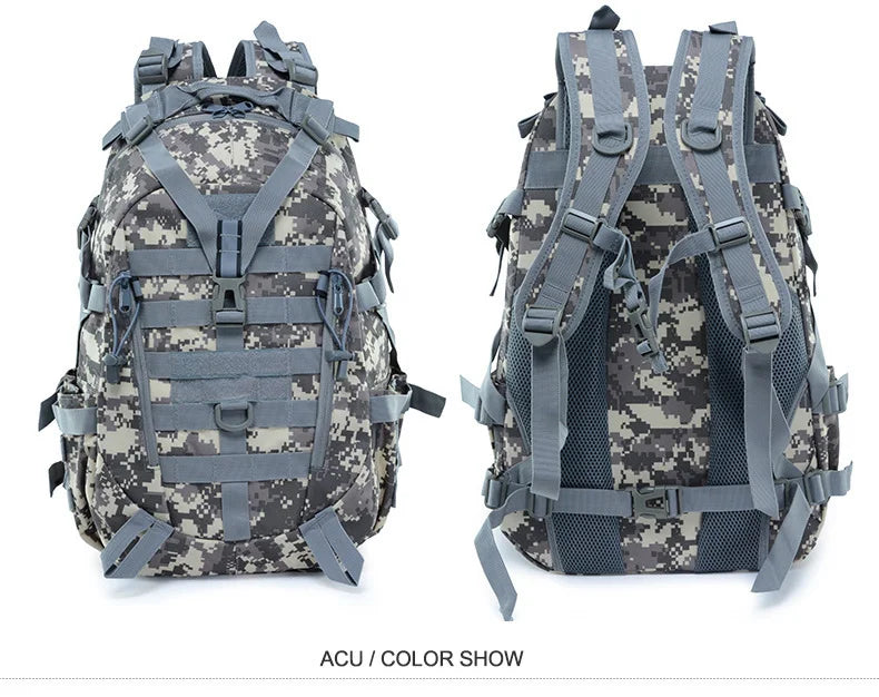 Military Tactical Backpack for Men and Women 35L Army 3 Days Assault Pack Bag Large Rucksack with Molle System