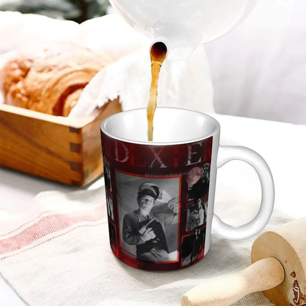 Customized Dexter Morgan Mugs DIY Movie Ceramic Milk Tea Coffee Cup