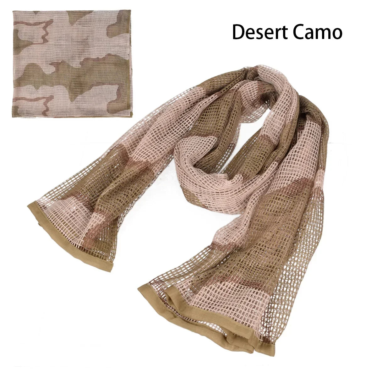Tactical Camouflage Netting Mesh Net Camo Scarf for Outdoor Sport Hunting Shooting Wild Photography Sniper Camo Mesh Scarves