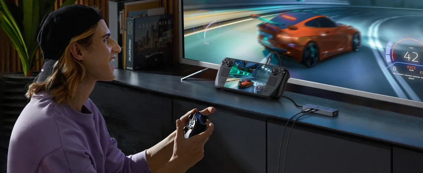 UGREEN 6 in 1 USB C HUB Gigabit Ethernet Adapter with 4K60Hz HDMI PD100W Charging 10Gbps USB A&C 3.2 Data Ports for Laptop iPad