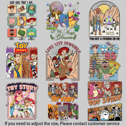 "You've got a Friend in me" TOY Story heat transfer sticker for clothes Wash - resistant Decals  DIY Decoration