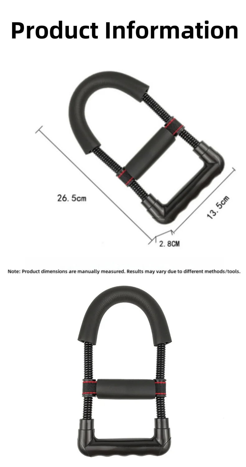 Adjustable Forearm and Wrist Strength Trainer Grip Exercise Equipment Compact Portable Fitness Gear for Arm Muscle Building