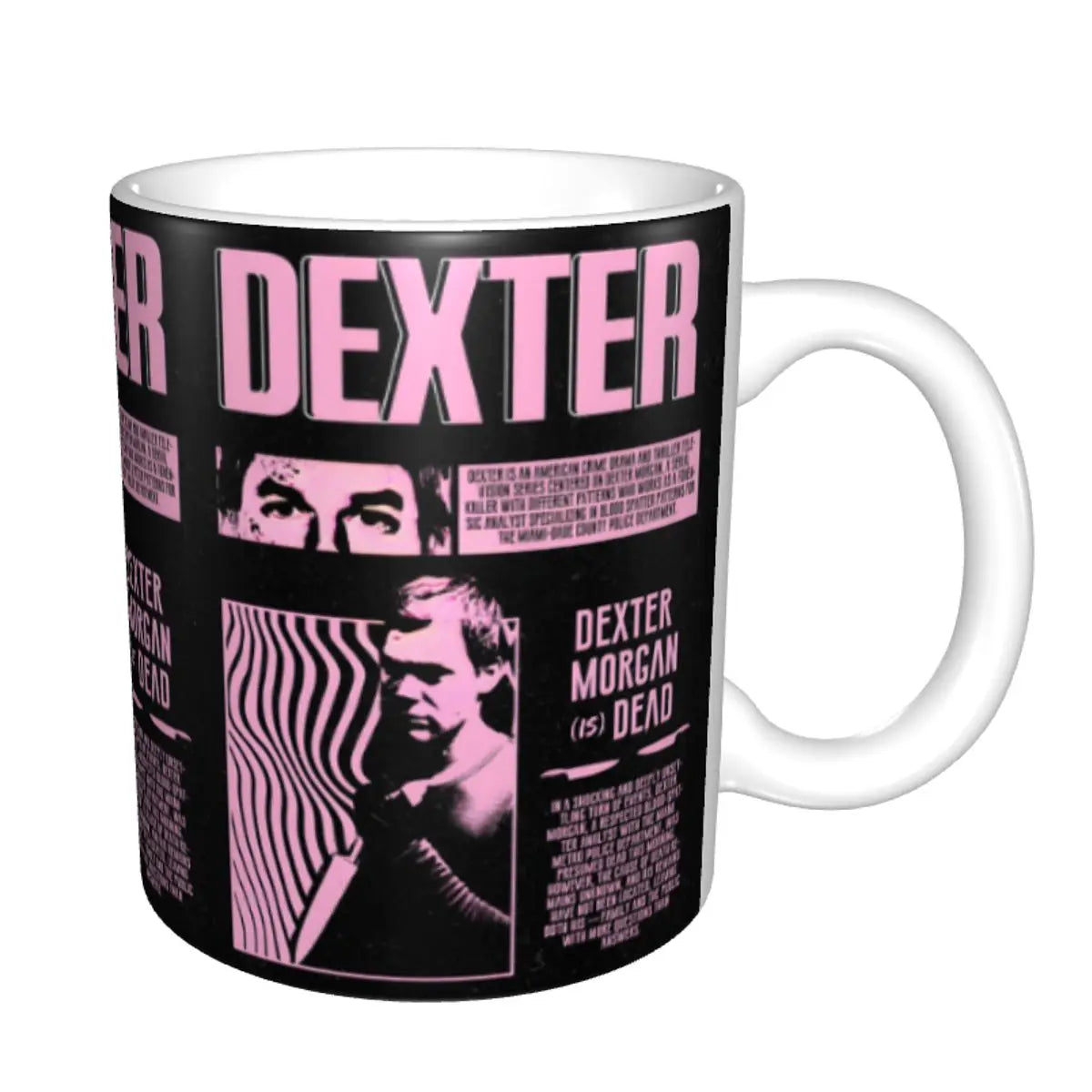 Customized Dexter Morgan Mugs DIY Movie Ceramic Milk Tea Coffee Cup