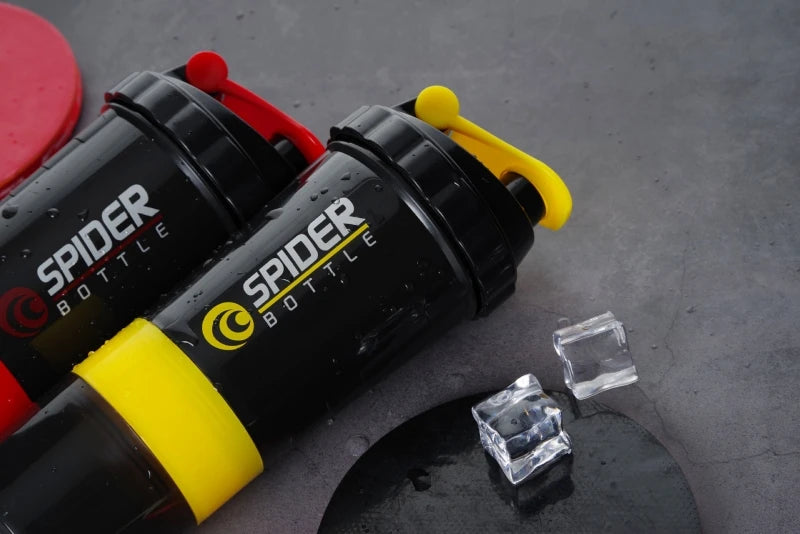 3 Layers Shaker Protein Bottle Powder Shake Cup Large Capacity Water Bottle Plastic Mixing Cup Body-Building Exercise Bottle