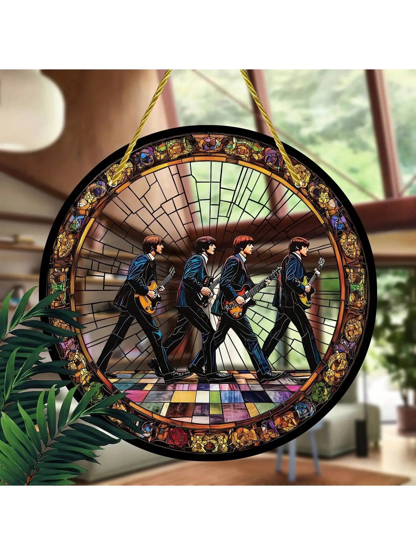 1pcs Music Legend Window Decoration, vivid indoor/outdoor decorations, unique birthday gifts for music enthusiasts,