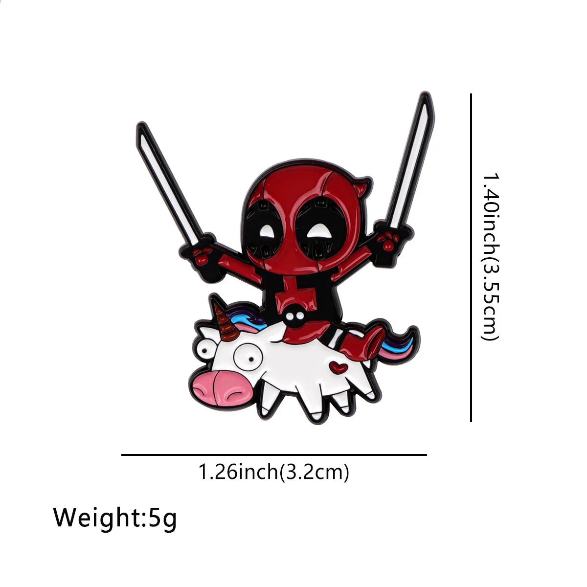 Cartoon Stitch Pin Movie Deadpool Hero Brooches for Women Men Lapel Pins Badges Clothes Accessories Cosplay Jewelry Fans Gifts