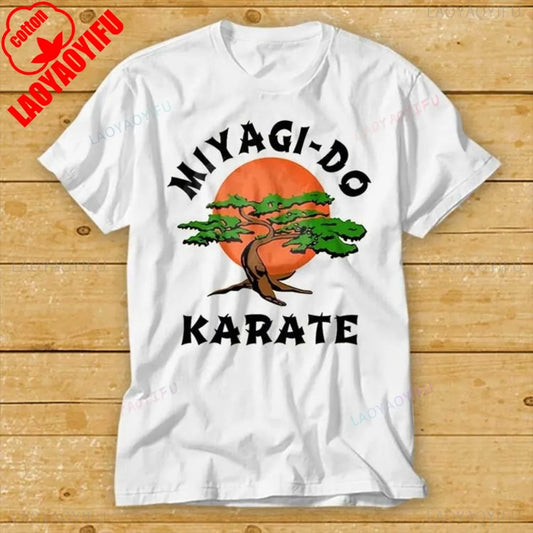 80s Vintage Movie Karate Kid T-Shirt Casual Fashion Loose Harajuku Style Man Tshirt Short Sleeve Hipster Hip Hop Women T Shirt