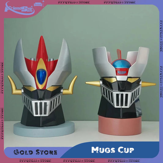 Mugs Cup Transforming Autobots Coffee Mug with Lid Stainless Steel Water Cup Can Be Used As An Ashtray with Filter Element 410ML