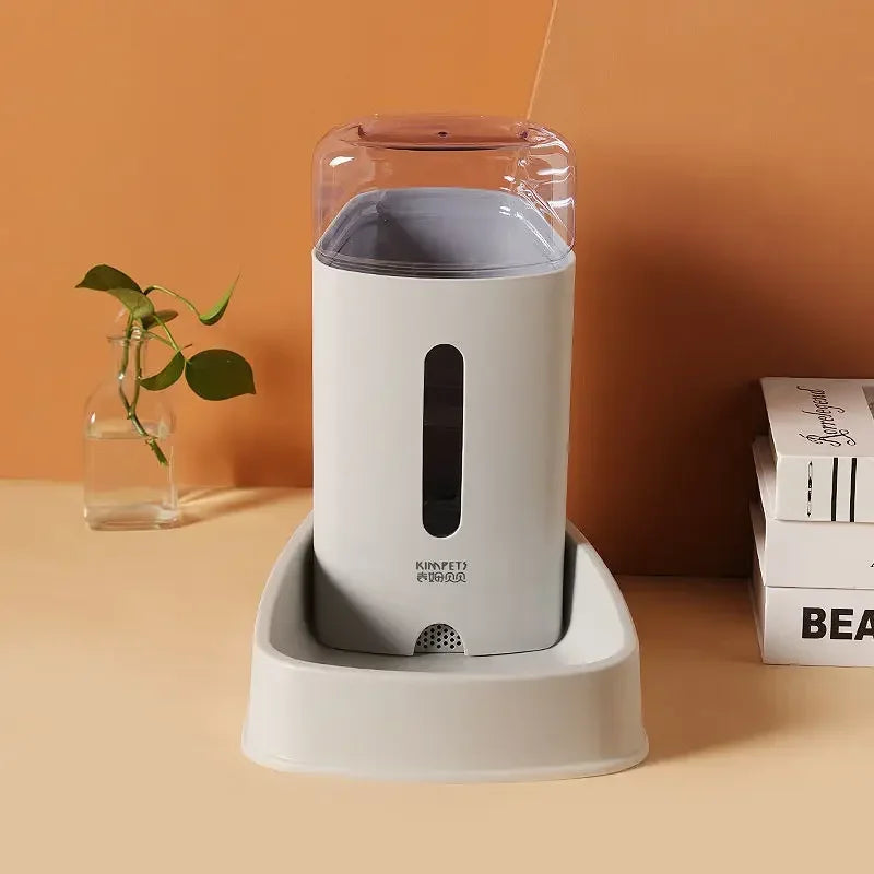 Pet Supplies, Large Capacity Water Dispenser, Automatic Feeder Drinking Water, Dry Wet Separation Food Container, Pet Cat