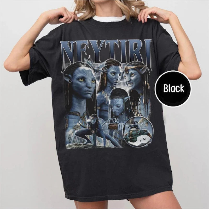 The Summer Bestseller Avatar Neytiri and Iklan Official Movie Men's T-shirt - Designed By Jack Saliling and Nami Bio