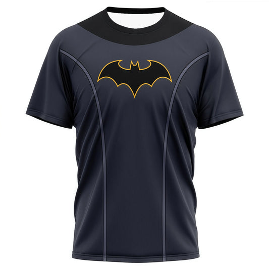 New Marvel Animation Cartoon Batman Quick-drying Short-sleeved T-shirt, A Brand of Short-sleeved Shirts for Children and Adults