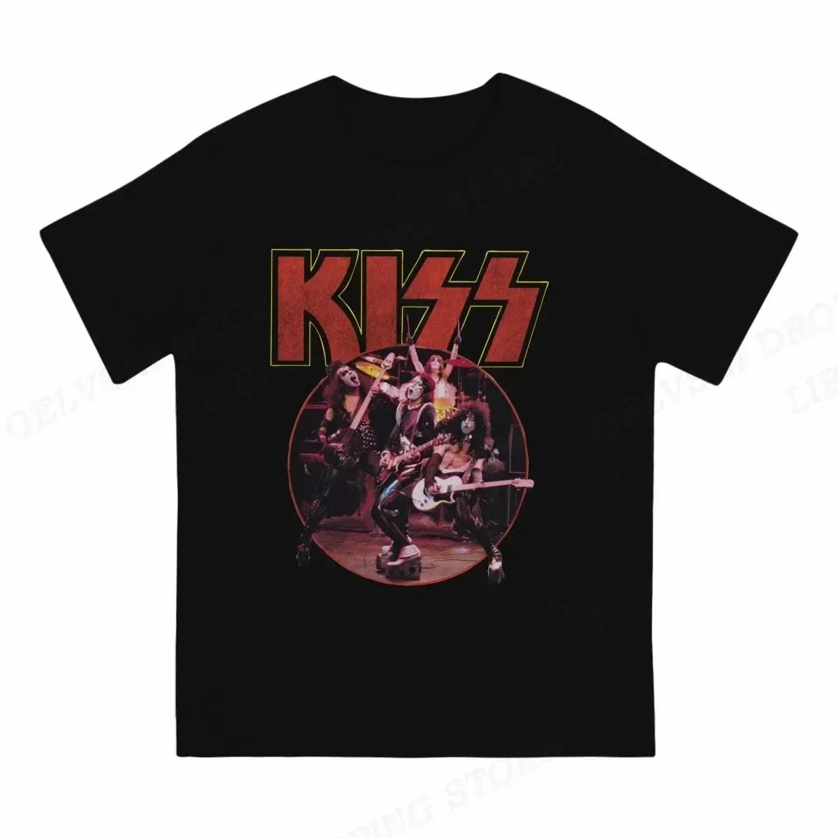 Kiss Band T Shirt Men Women Fashion T-shirt Cotton Tshirt Street Hip Hop Tee Unisex Camisetas Hombre Sports Tops Rock Band Shirt
