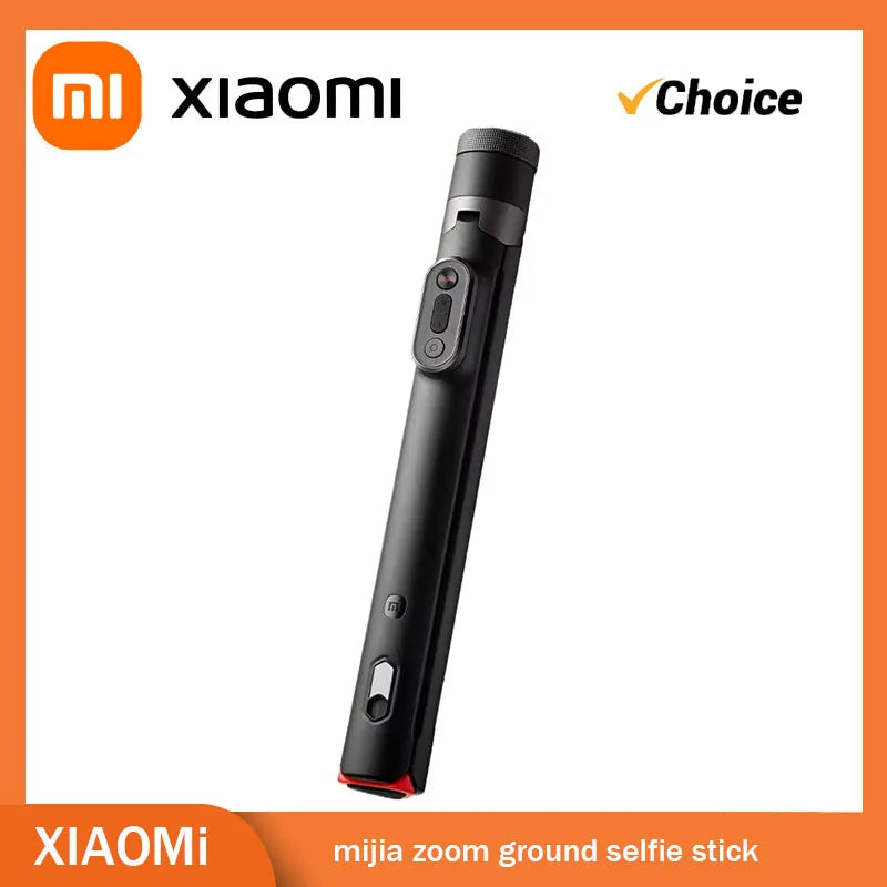 2024 Original New Xiaomi Mijia Zoom Ground Selfie Stick Bluetooth Remote Control Portable Multi-Functional Tripod