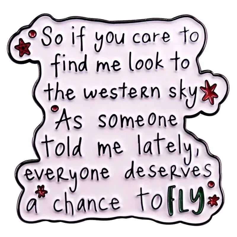 Music Album Cover Metal Pins Enamel Brooch Famous Singer Song Inspiration Badge Men Women Fashion Jewelry Accessories Fans Gifts