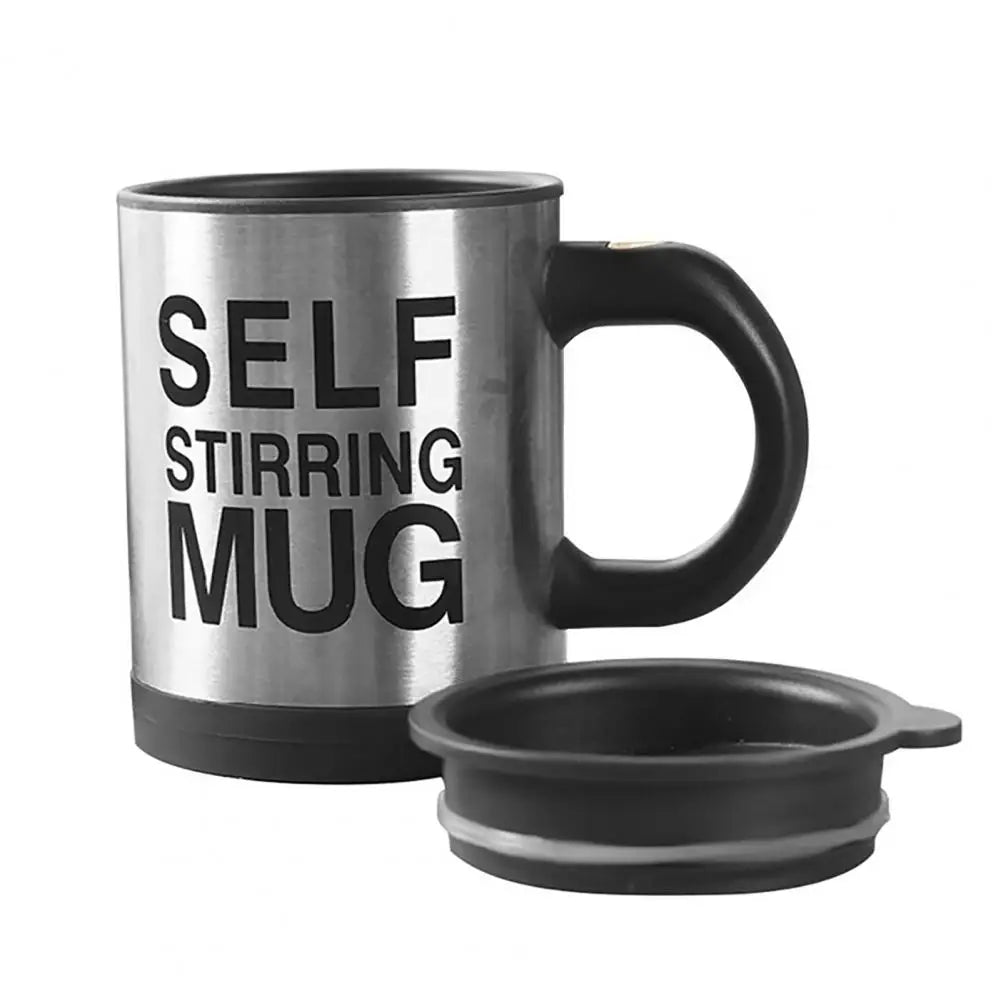 Mug 400ml Electric Mixing Cup Lazy Automatic Self Stirring Coffee Milk Drink Mug Blender Stainless Steel with Lid Gift Box