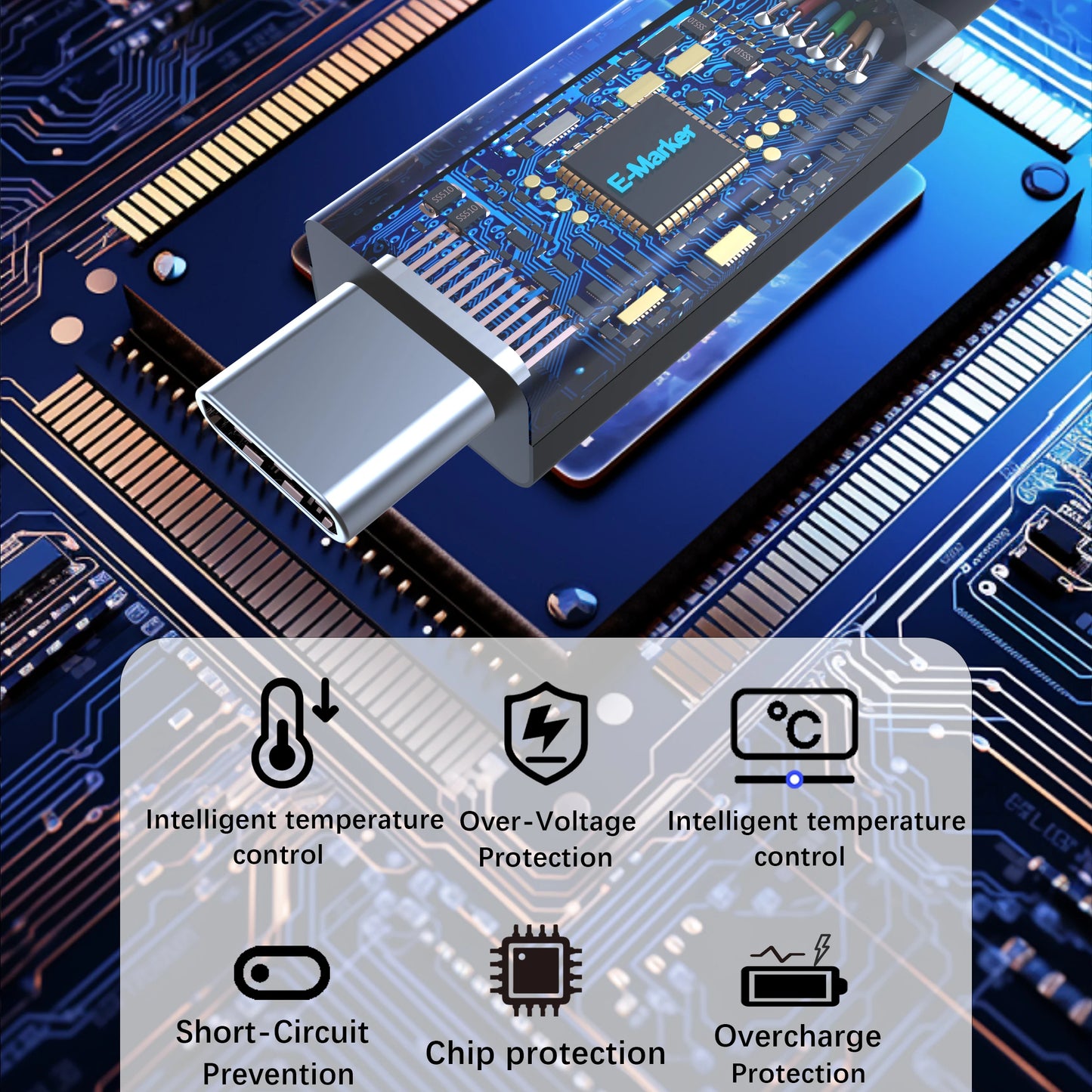 UGOURD 0.2m- 2m Thunderbolt 4 coaxial cable USB4 type c to type c 40Gbps PD 100W Fast charging Cable for egpu iPhone MacBook Air