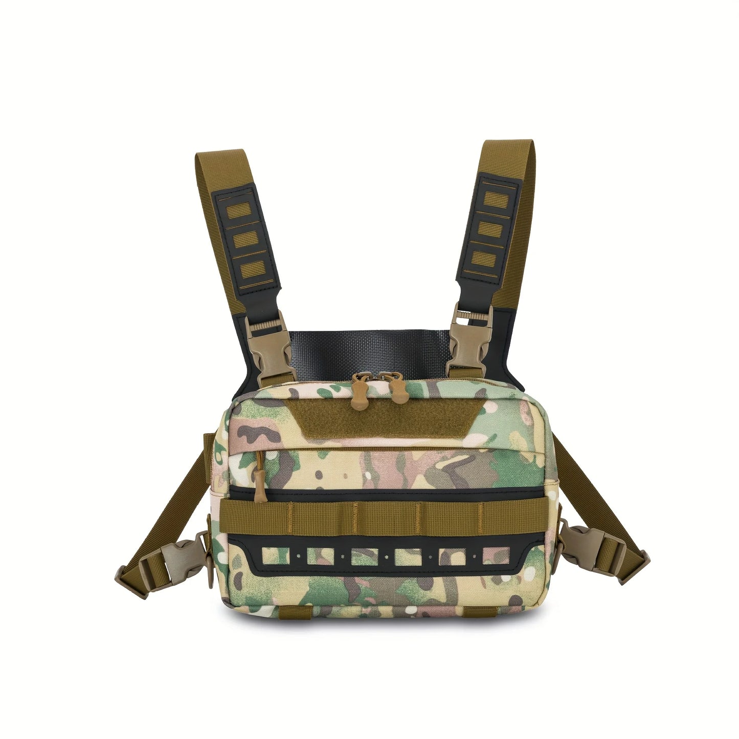 Tactical Vest Backpack - Large Capacity Multi-Functional Outdoor Bag   for Hunting Fishing Tactical Use Mixed Backpacking Gear