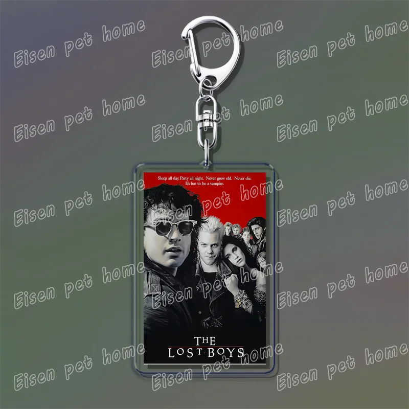 Popular Classic Movies Keychains for Accessories Bag Jaws Fight Club Avatar Films Pendant Key Chains Keyrings Jewelry Fans Gifts