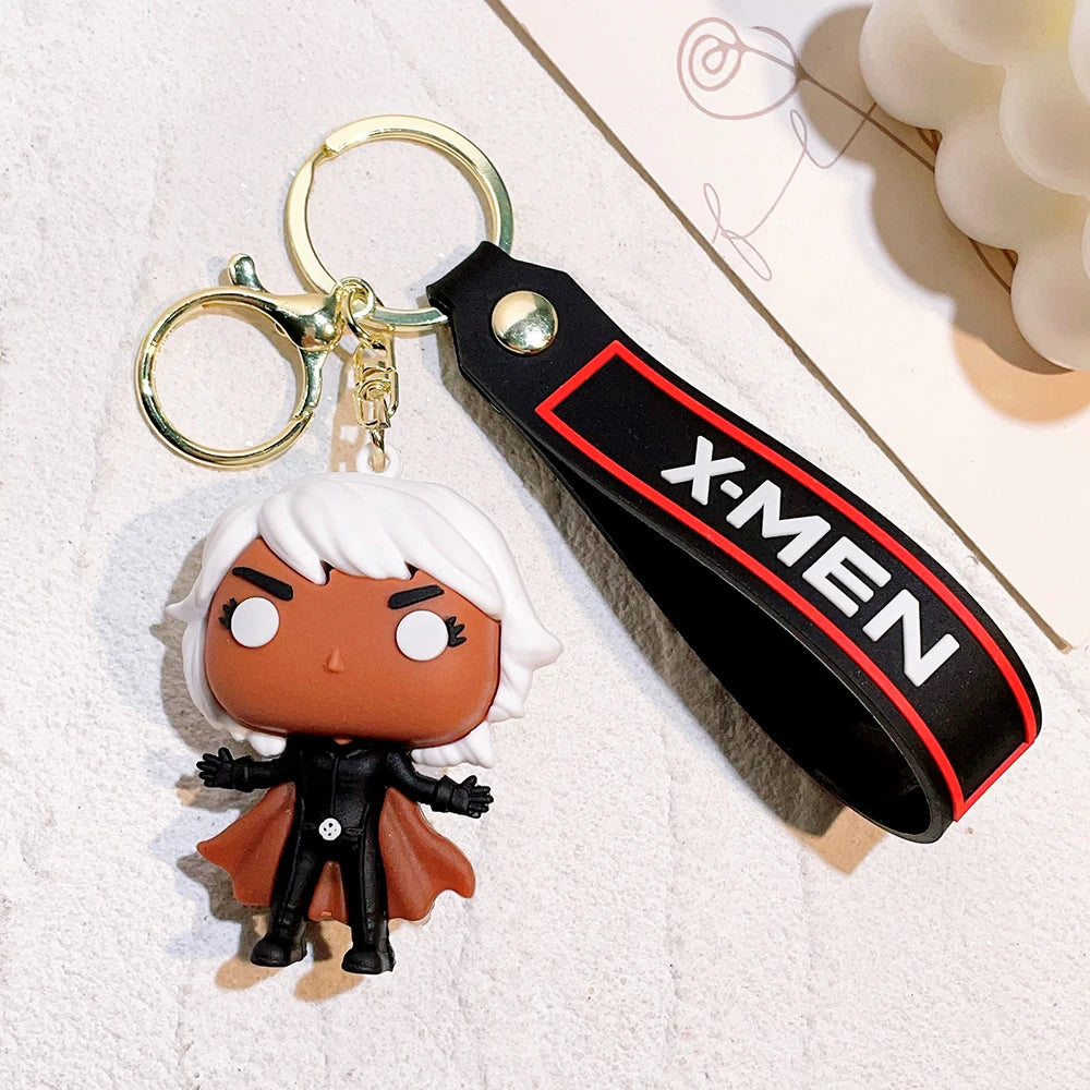 Cartoon The Avengers Keychain Venom Keyring Keys Holder Gifts for Friends