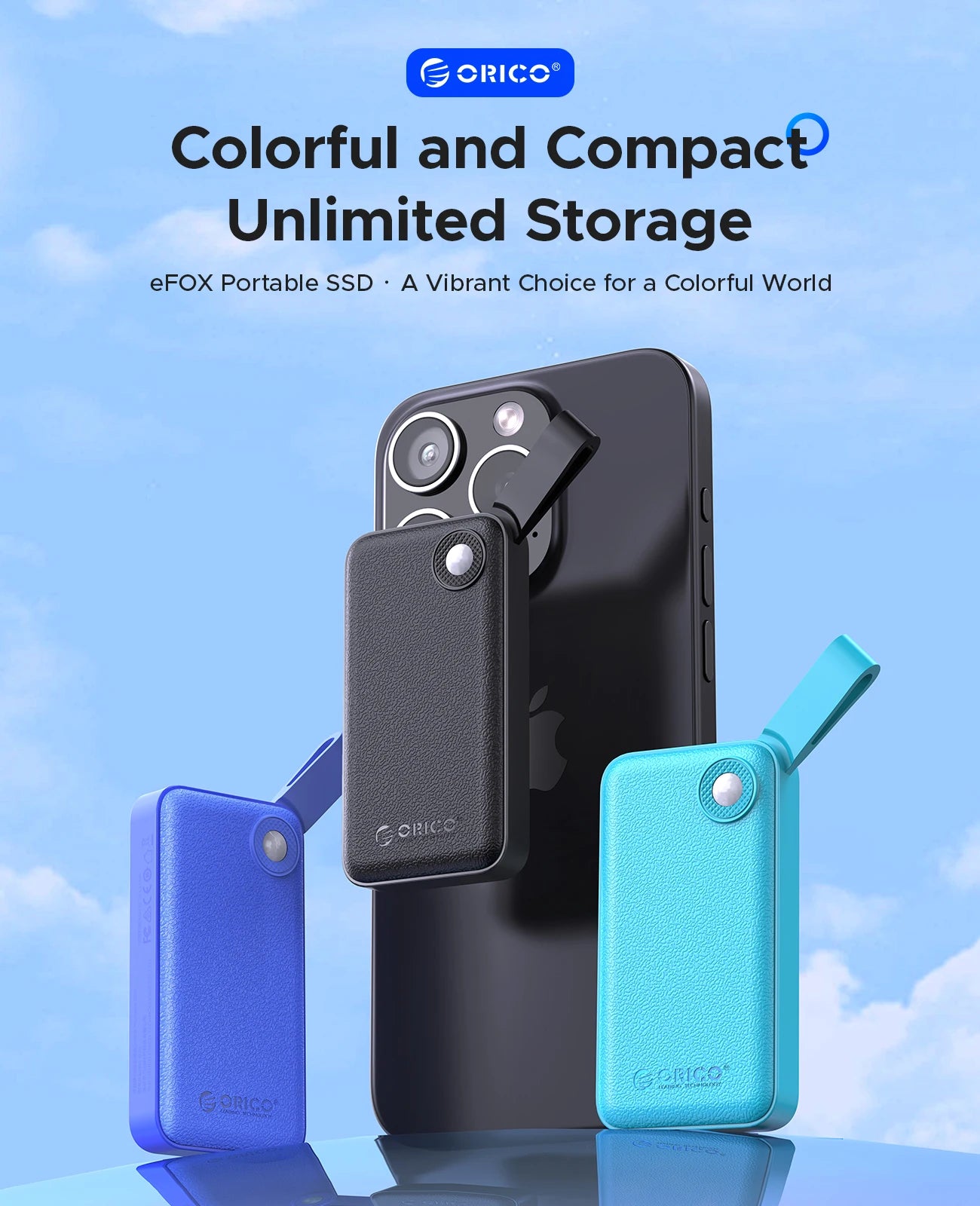 ORICO 2TB Portable SSD Up to 2000MB/s USB 3.2 Gen 2x2 Ultra-Mini Compact with 2 in 1 USB C Cable, External Solid State Drive