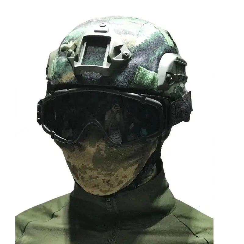 Tactical  Anti-fog Goggles with Fan Anti-dust Outdoor Helmet Goggles