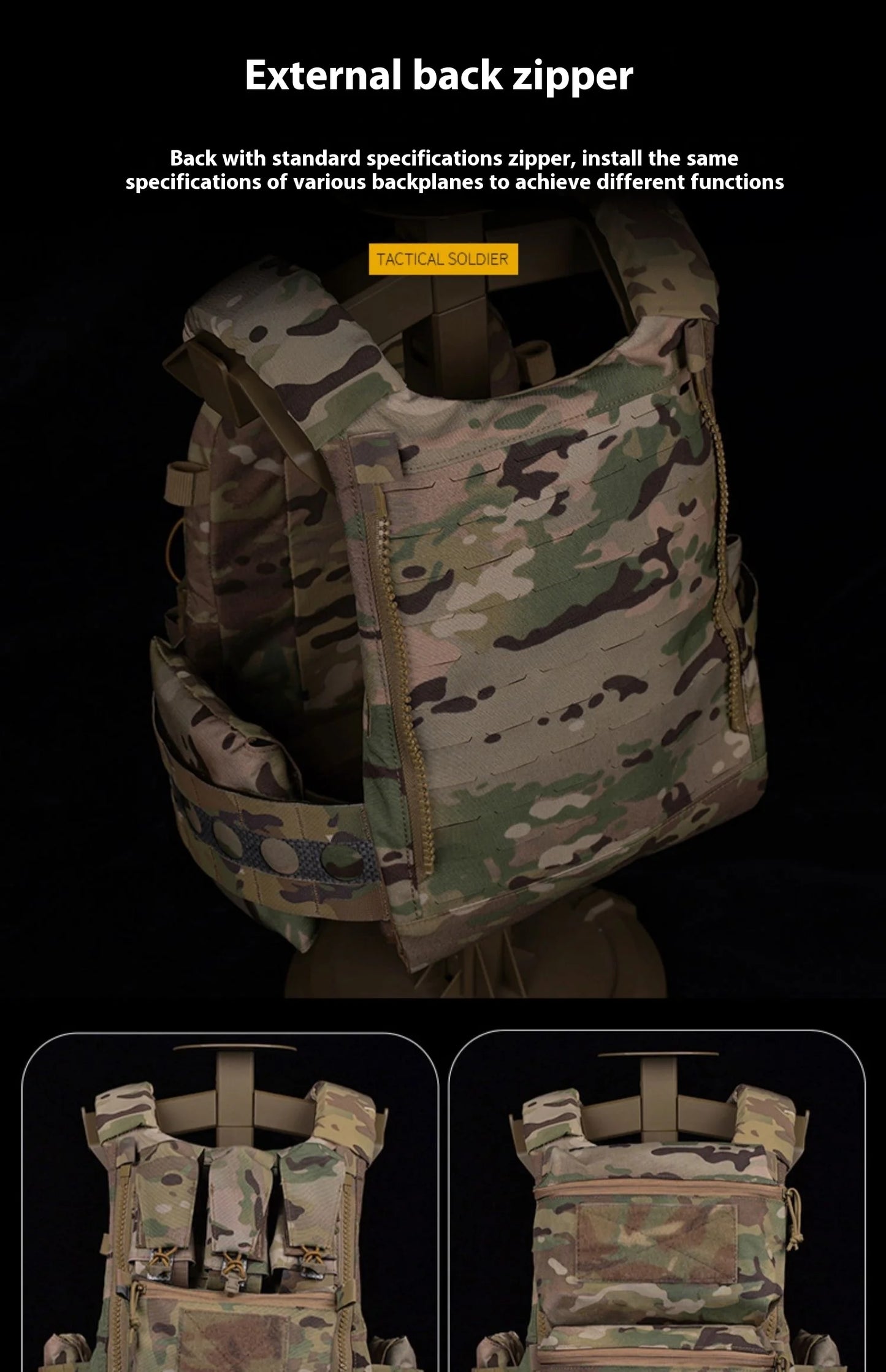 Tactical Soldier Remake Pharaoh FCPC Cosplay V5 Tactical Tank Top High Modular Lightweight Multi functional Quick Detachment