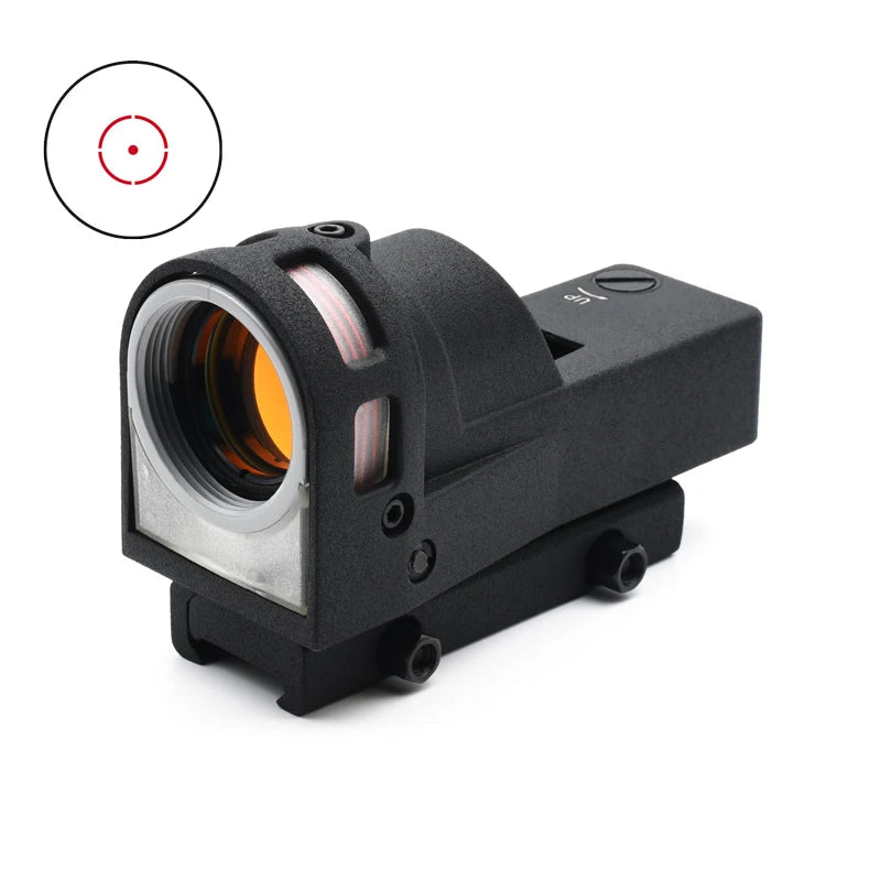 M21 Tactical Self-illuminated Reflex Red Dot Sight for Rifle Airsoft Hunting and Shooting with QD Mount and Killflash